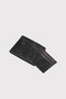 Zoozie Bags Tarjetero de Piel Auténtica con Bloqueo RFID Negro